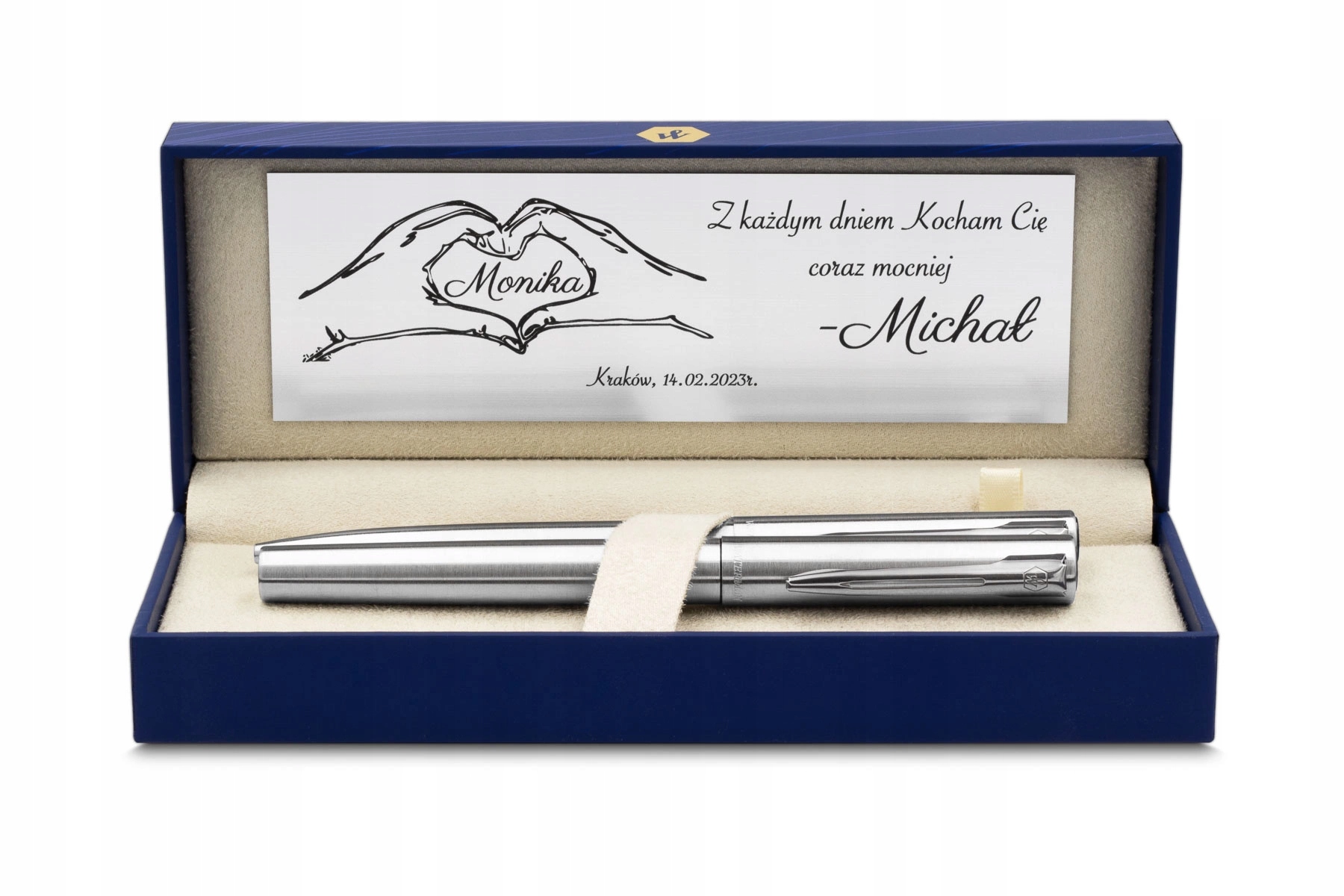 Pióro Wieczne i Długopis Waterman Graduate GRAWER Prezent dla Taty Mamy EAN (GTIN) 5905873711204