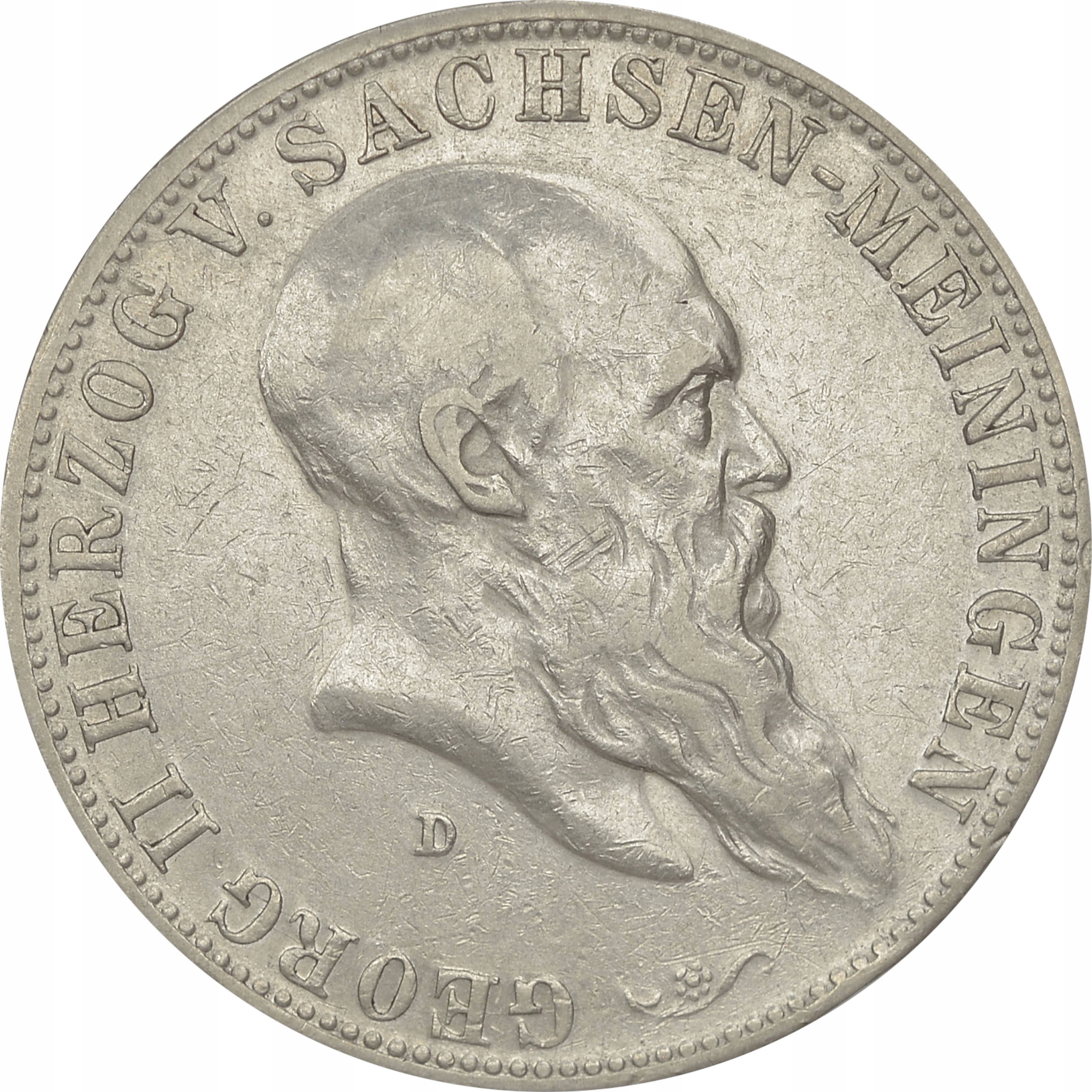 11.db.SAX.-MEININGEN, GEORG II,5 MAREK 1901 rzadka