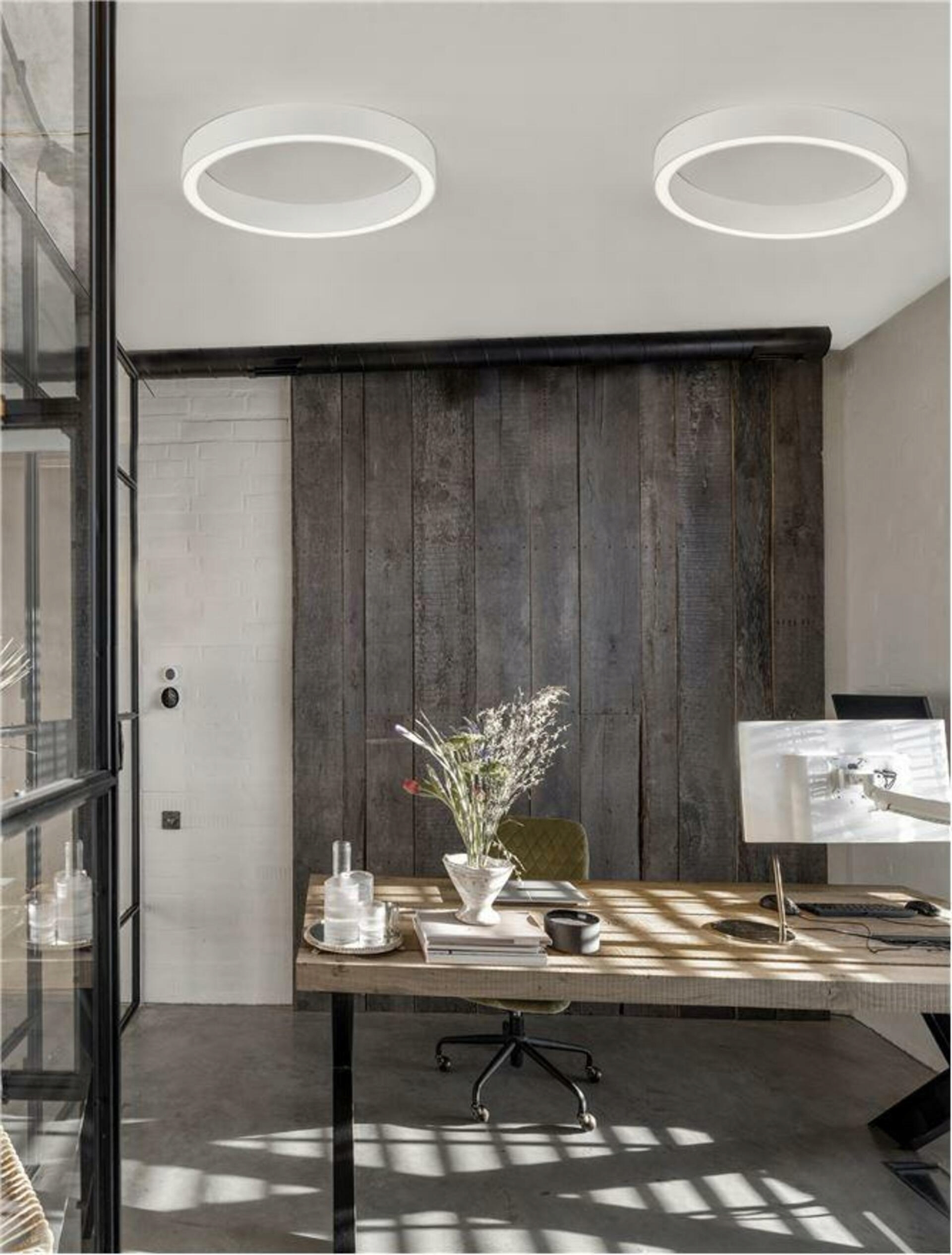 Nova Luce stropné svietidlo Sting Led hliník a akryl biela Epistar SMD2835 40