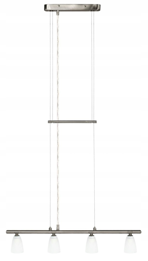 Závesná lampa Candellux Lighting 4x40W G9 Nikel mat