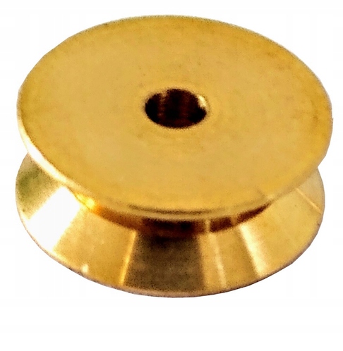 KOŁO PASOWE NA SILNIK NAPĘDOWY DECKA, GRAMOFONU-10mm MOSIĘŻNE