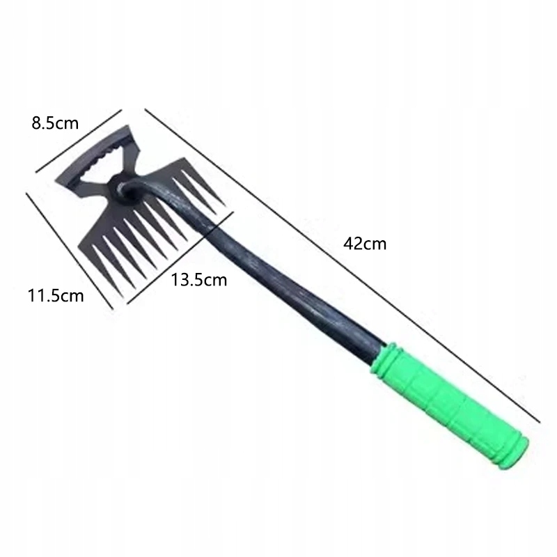 1Pcs Manganese Steel Garden Weeder Multifunctional Weeding Rake Durable
