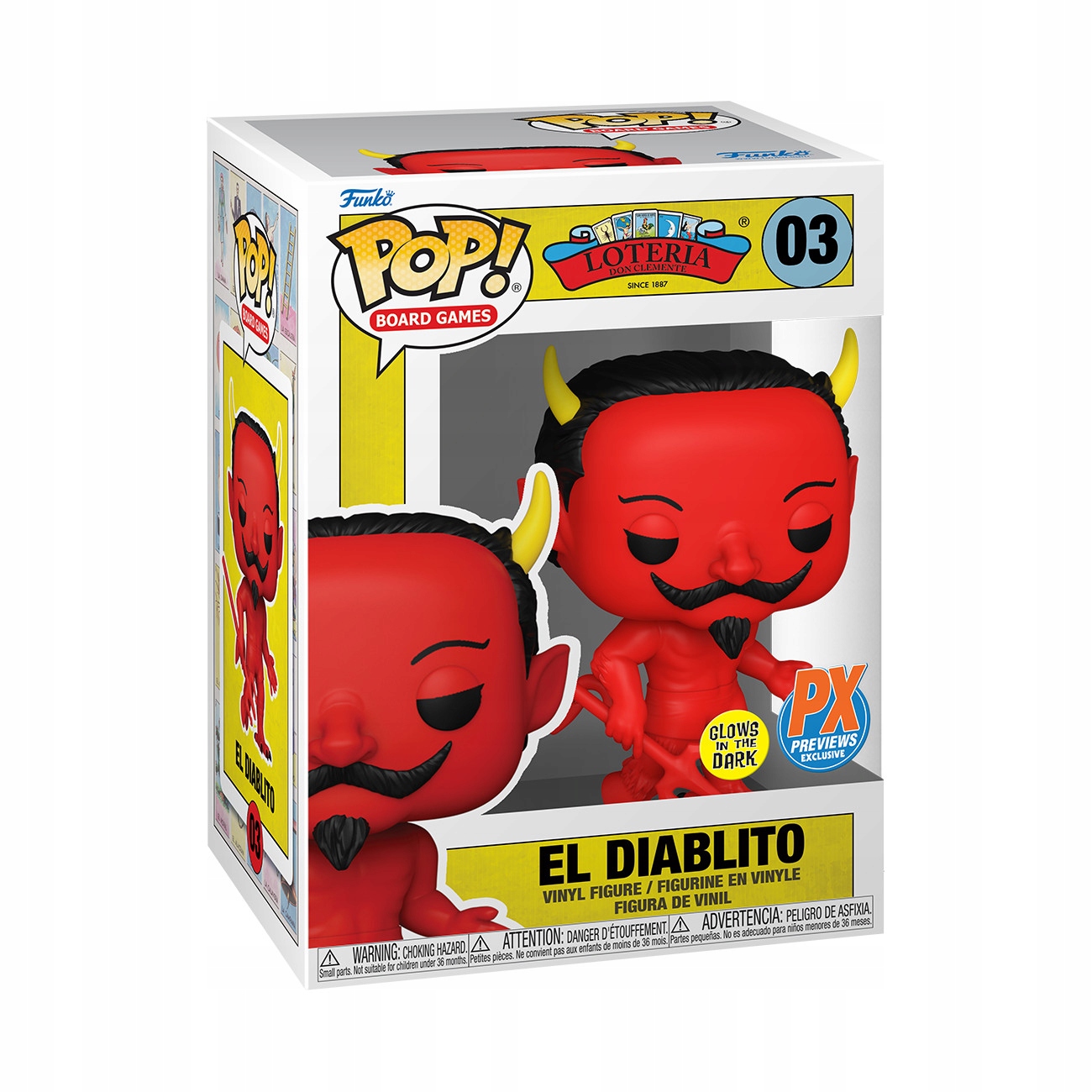 Figurka Funko Pop Loteria 3 El Diablito Glow Special Edition