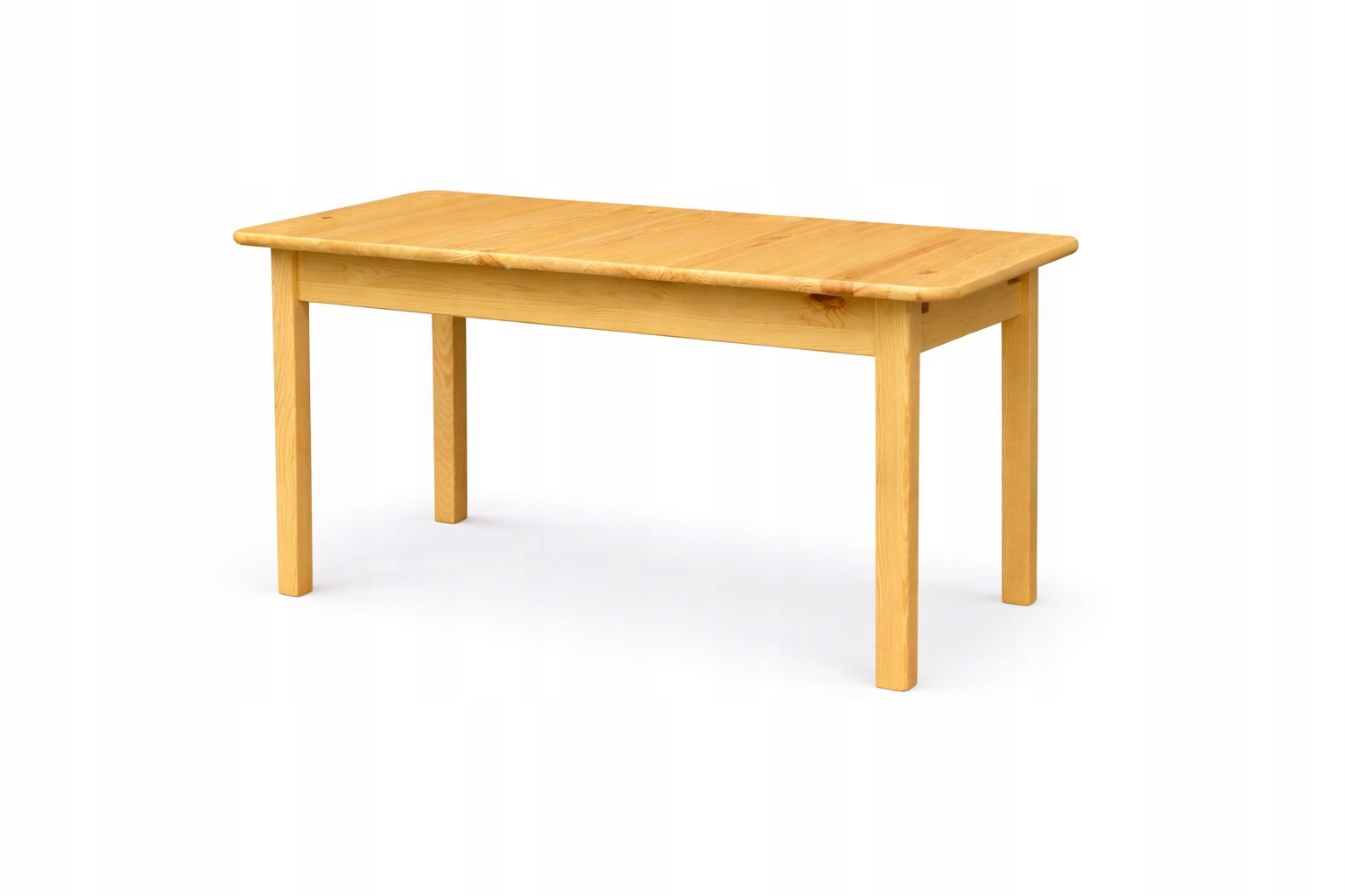 Dřevěný Rozkládací Borovicový Stůl 90X140/180 Do Kuchyně Obývacího Pokoje Pevný Borovice