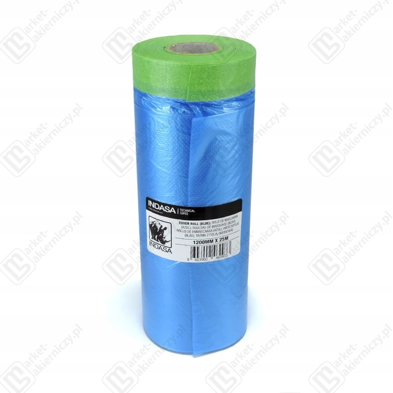 INDASA COVER ROLL FOLIA MASKUJĄCA Z TAŚMĄ 1,2mx25m