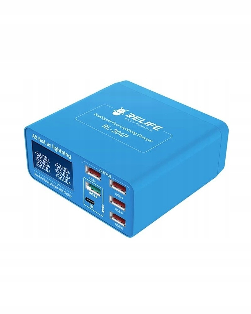 Ładowarka Serwisowa Relife RL-304P 6xUSB Qc 3.0