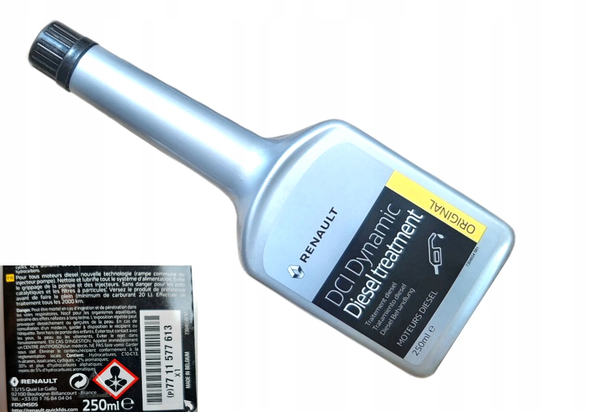 

Dodatek paliwa diesel czyszczenie silnika Renault