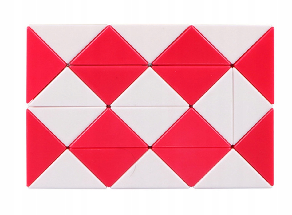 UKŁADANKA LOGICZNA MAGICZNY WĄŻ MAGIC SNAKE 24 EL ŁAMIGŁÓWKA Materiał plastik