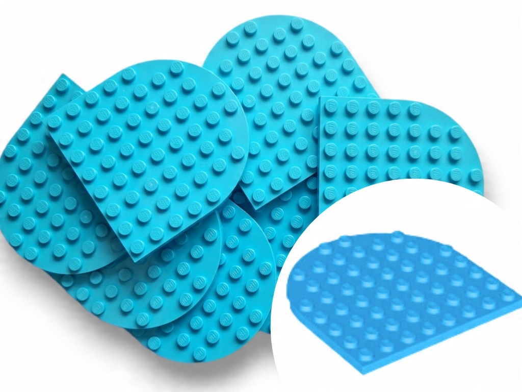 

Lego 41948 Plate 8x8 Niebieski Medium Azure 2szt
