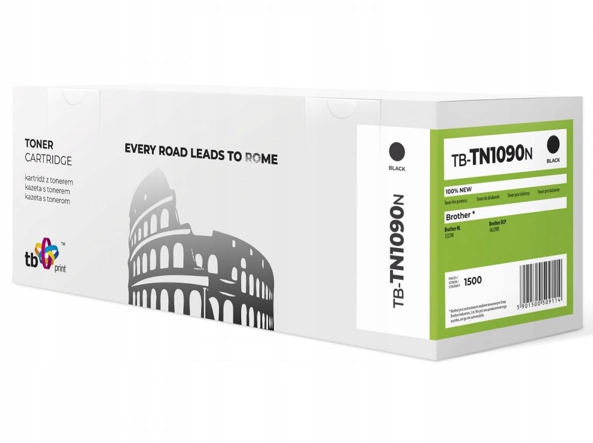 

Toner do Brother TN1090 TB-TN1090N Bk 100% nowy