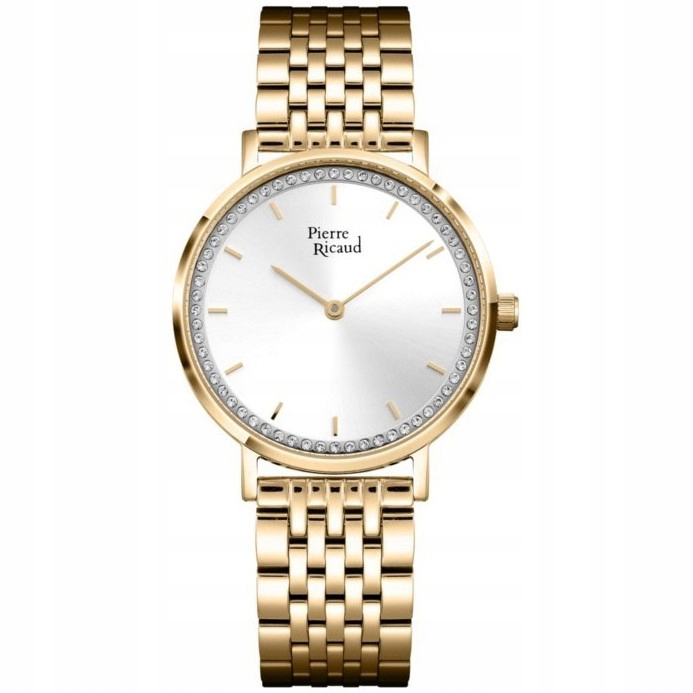 Dámské hodinky Pierre Ricaud P22171.1113QZ Zirkony zlaté