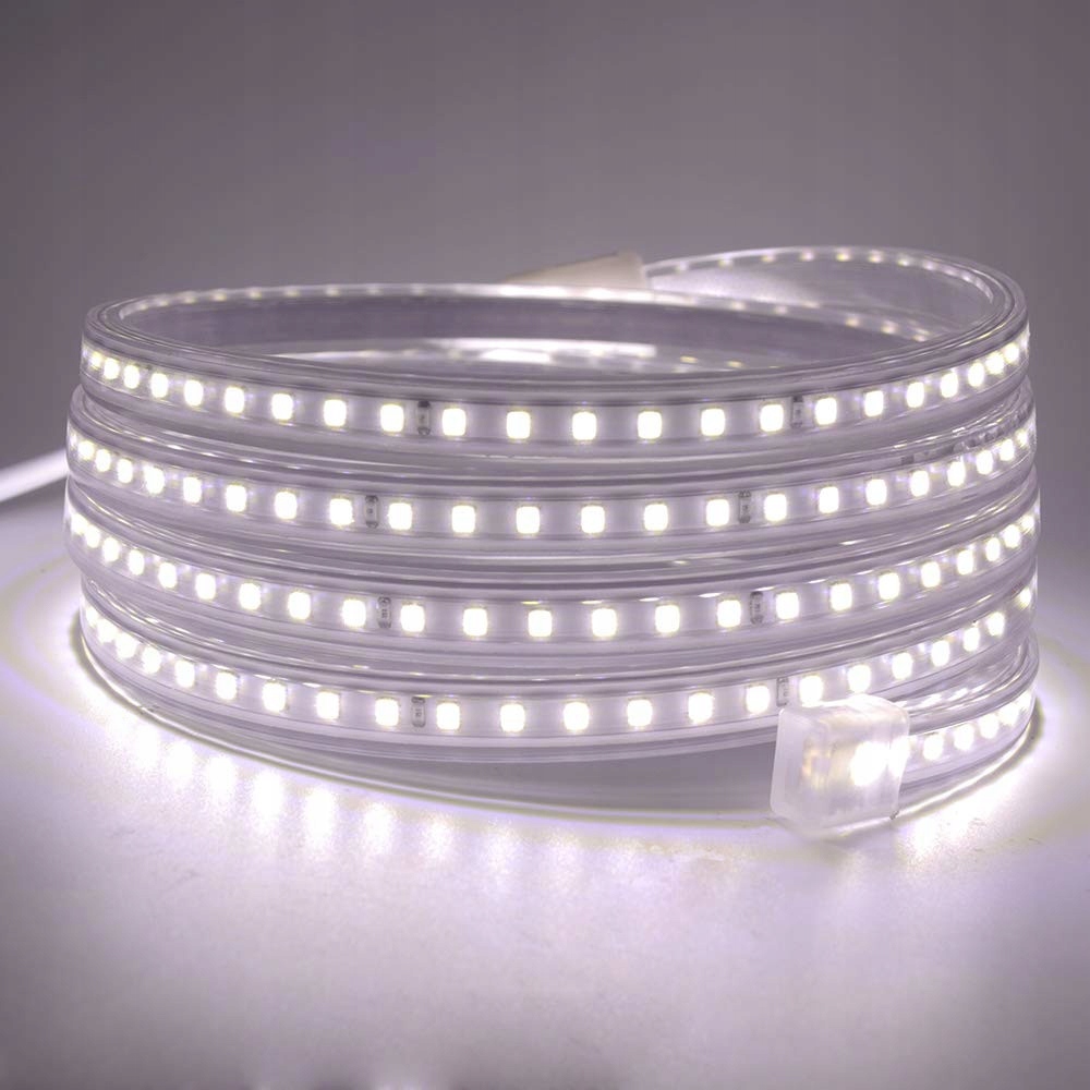 

Taśma Led 230V 2835 Zimna Biel Cięta Co 20 CM Klik