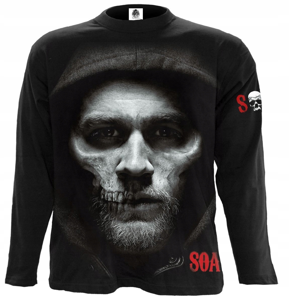 Jax Skull Tričko s dlouhým rukávem Spiral 2XL