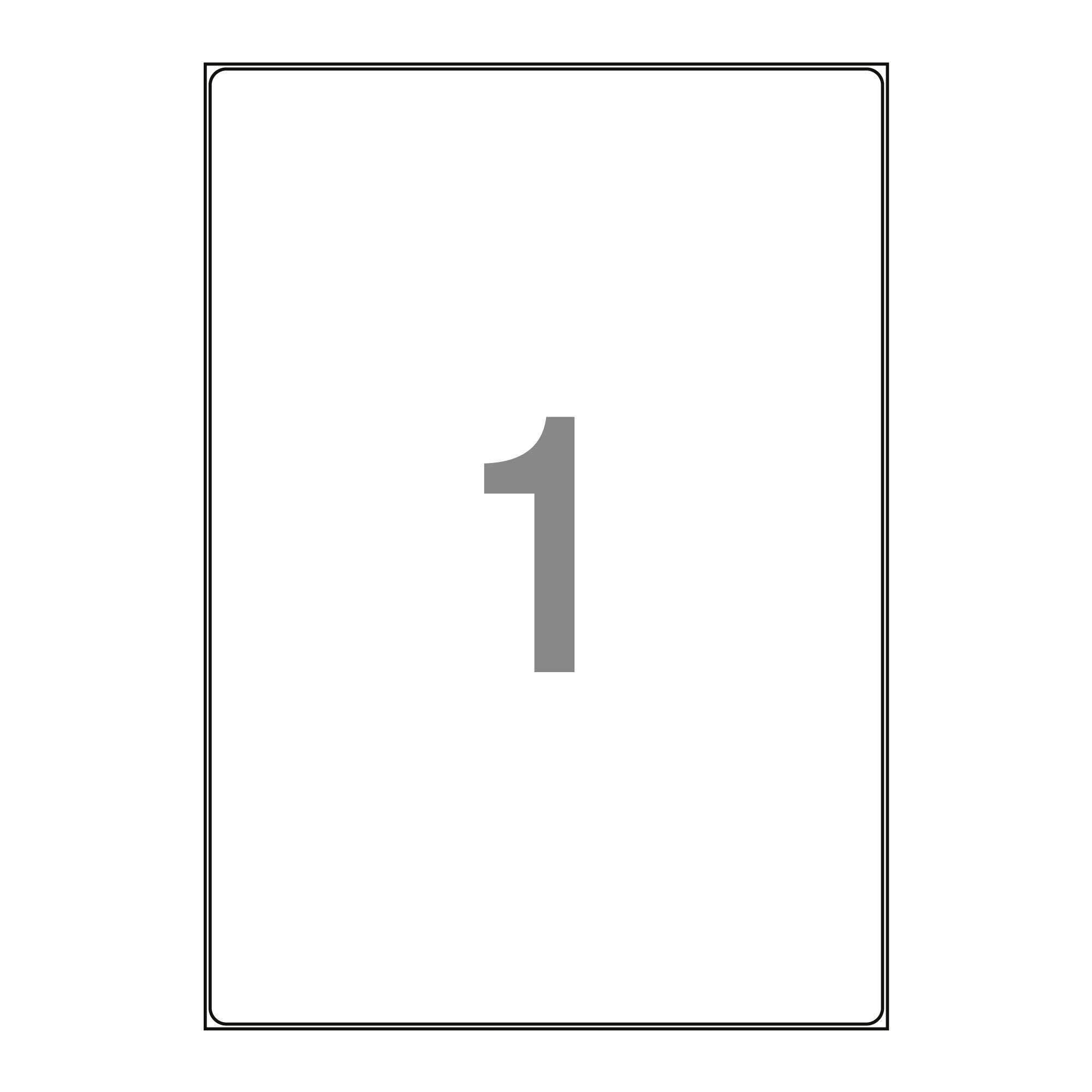 Etykiety samoprzylepne Emerson uniwersalne 210x297mm 1000 ark.