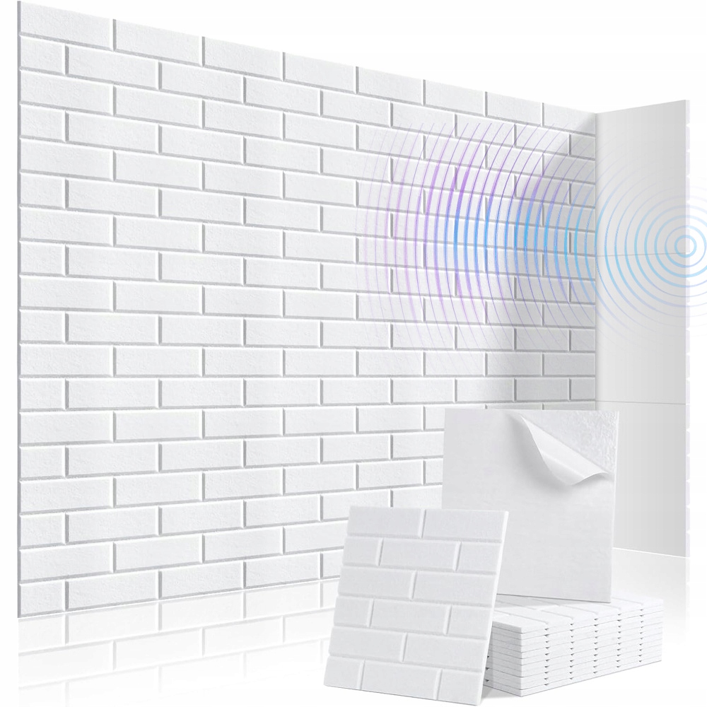 Panele Wygłuszające Samoprzylepne Do Studia Podcastów I Sal Muzycznych