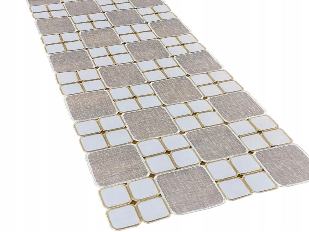 

Bieżnik 40x140cm Kocke Ecru/Biały