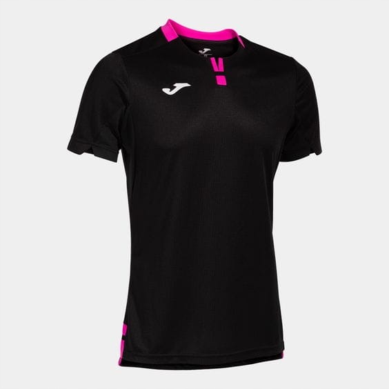 Pánské tenisové tričko Joma Ranking Short Sleeve T-Shirt black pink M
