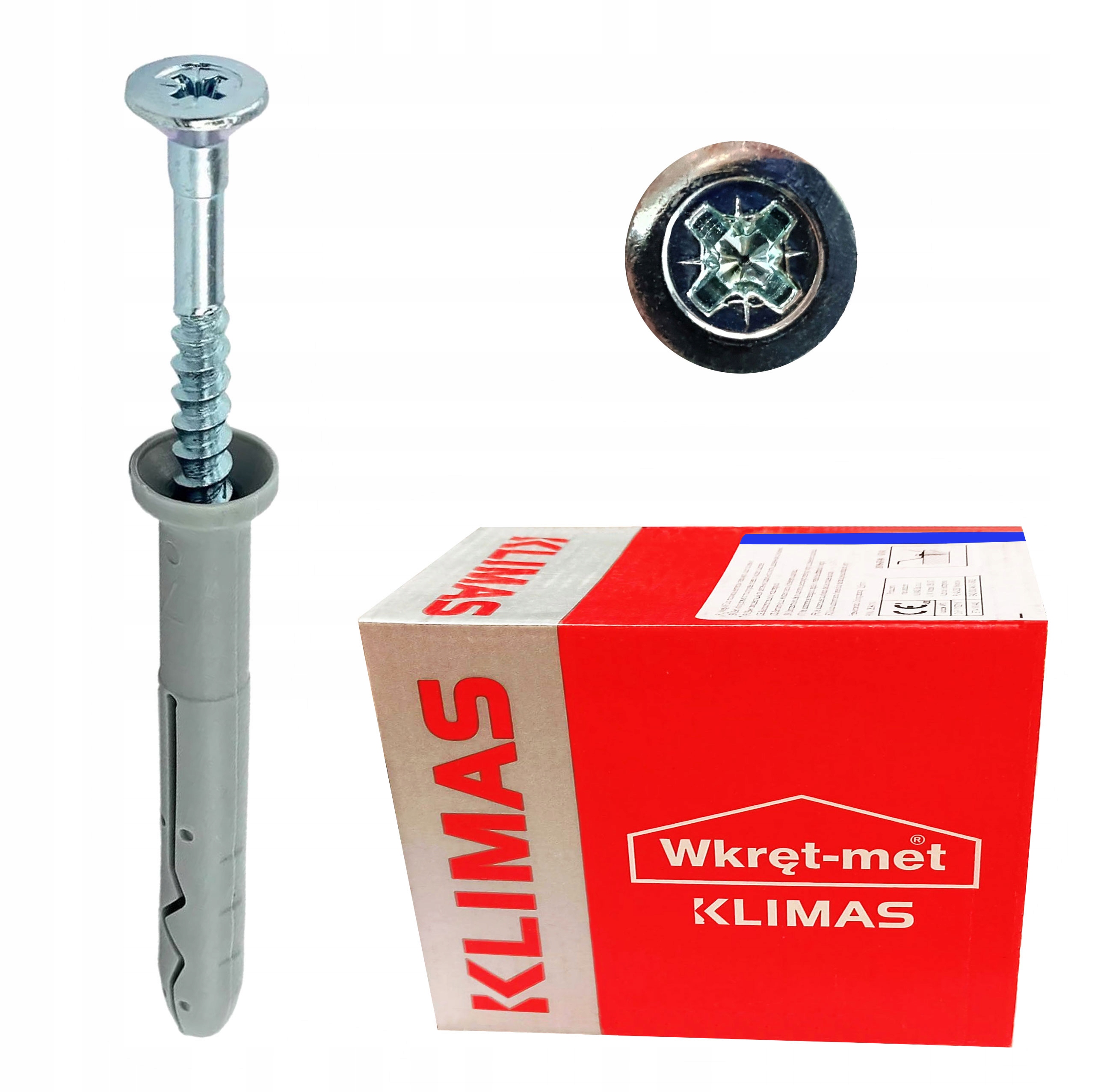 

Kołki Szybkiego Montażu 6x40 Sm 200szt Wkręt-met