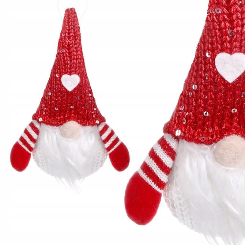 

Zawieszka choinkowa skrzat świąteczny 18 cm