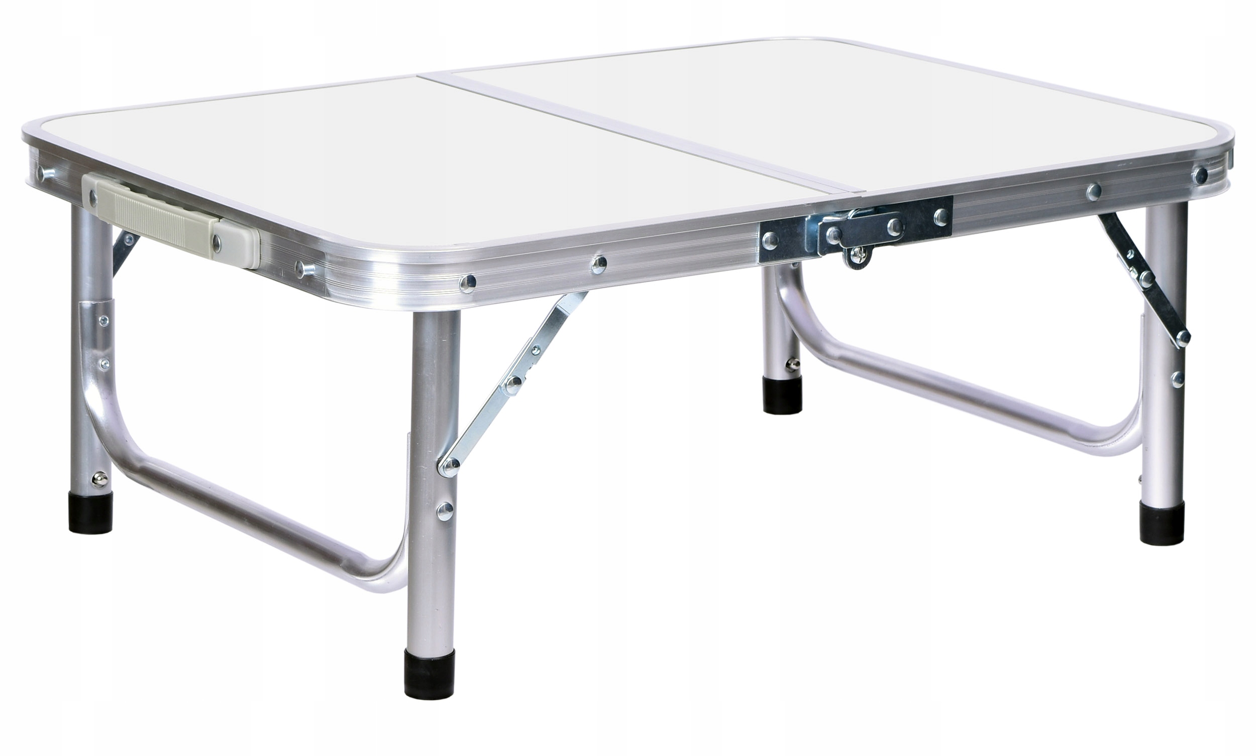 STÓŁ STOLIK TURYSTYCZNY SKŁADANY W WALIZKĘ KEMPINGOWY ALUMINIOWY 60x45 cm Materiał blatu płyta MDF
