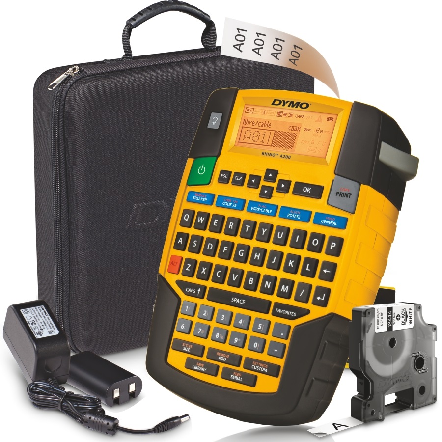 Tlačiareň Dymo Rhino 4200 kufor vinylová páska