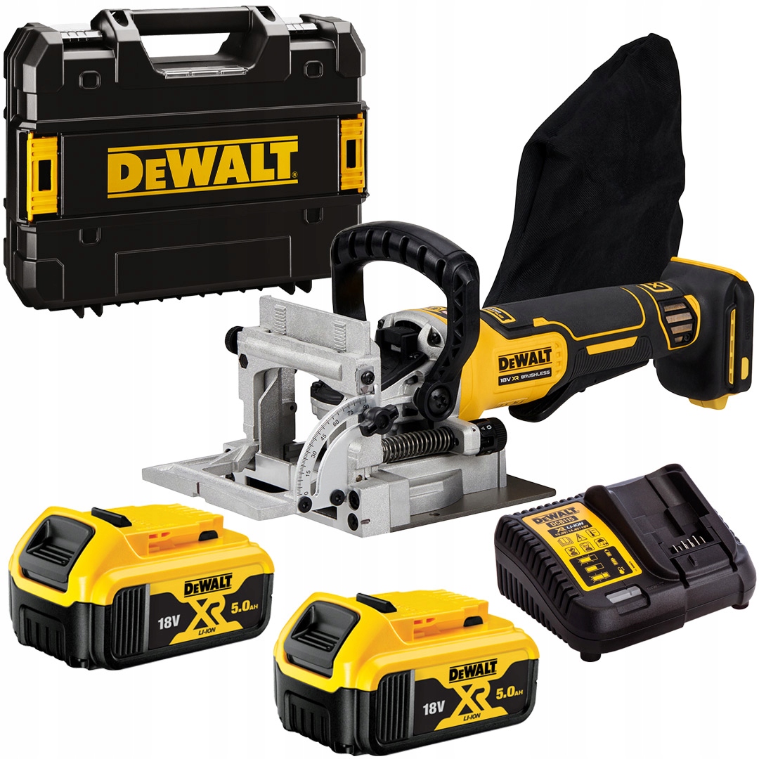 Lametovací frézka 18V 2x5Ah DeWALT DCW682P2
