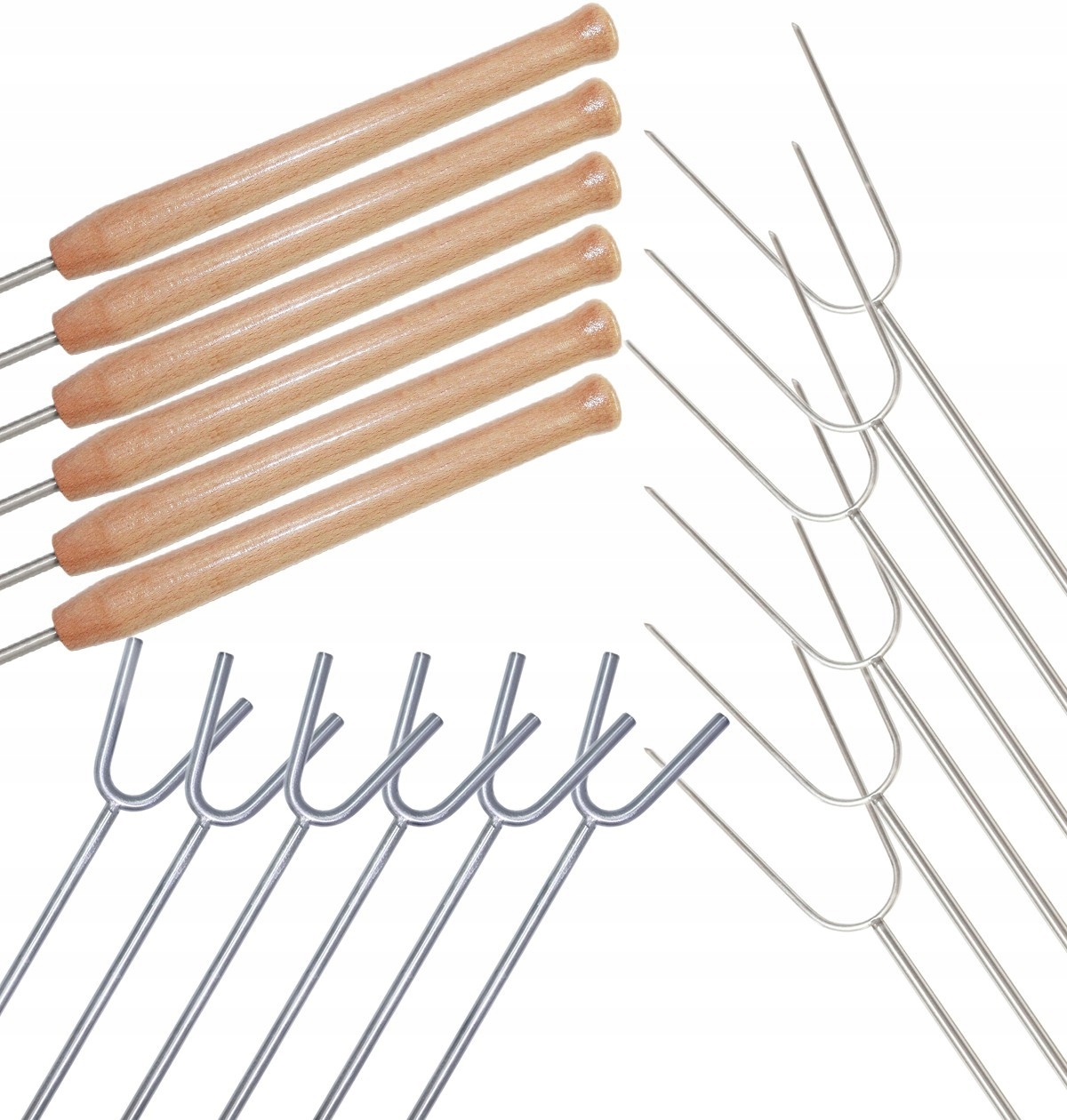 

Kijki ognisko Kije Nierdzewne 145CM 6 13szt