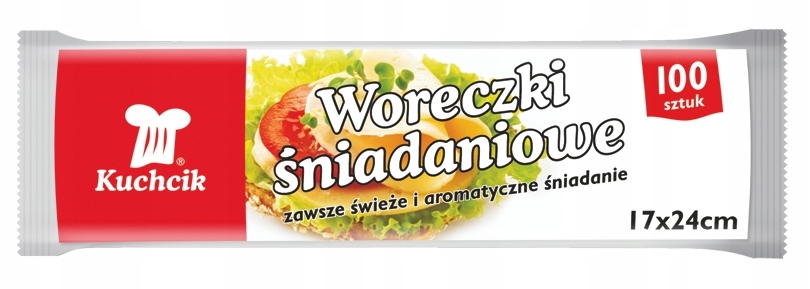 

Woreczki Śniadaniowe 17x24cm 100szt. Kuchcik
