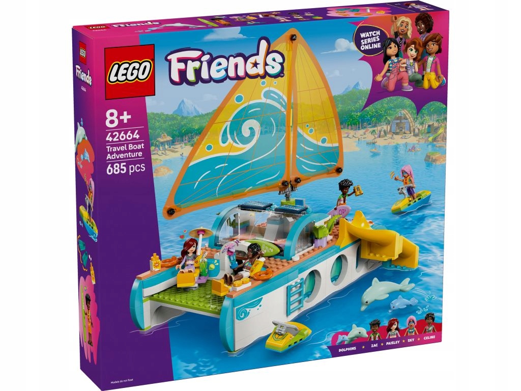 Lego 42664 Friends Dobrodružství na lodi