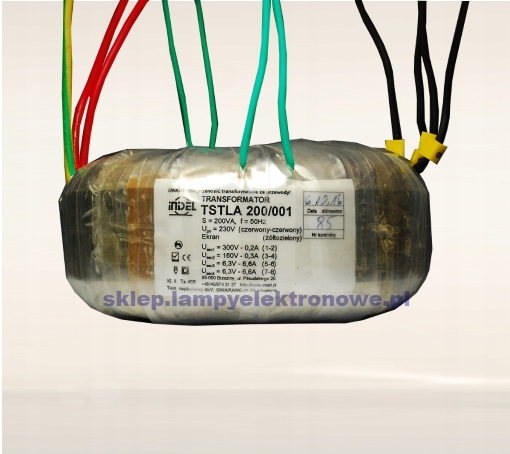 Tstla 200/001 Toroidní síťový transformátor Indel