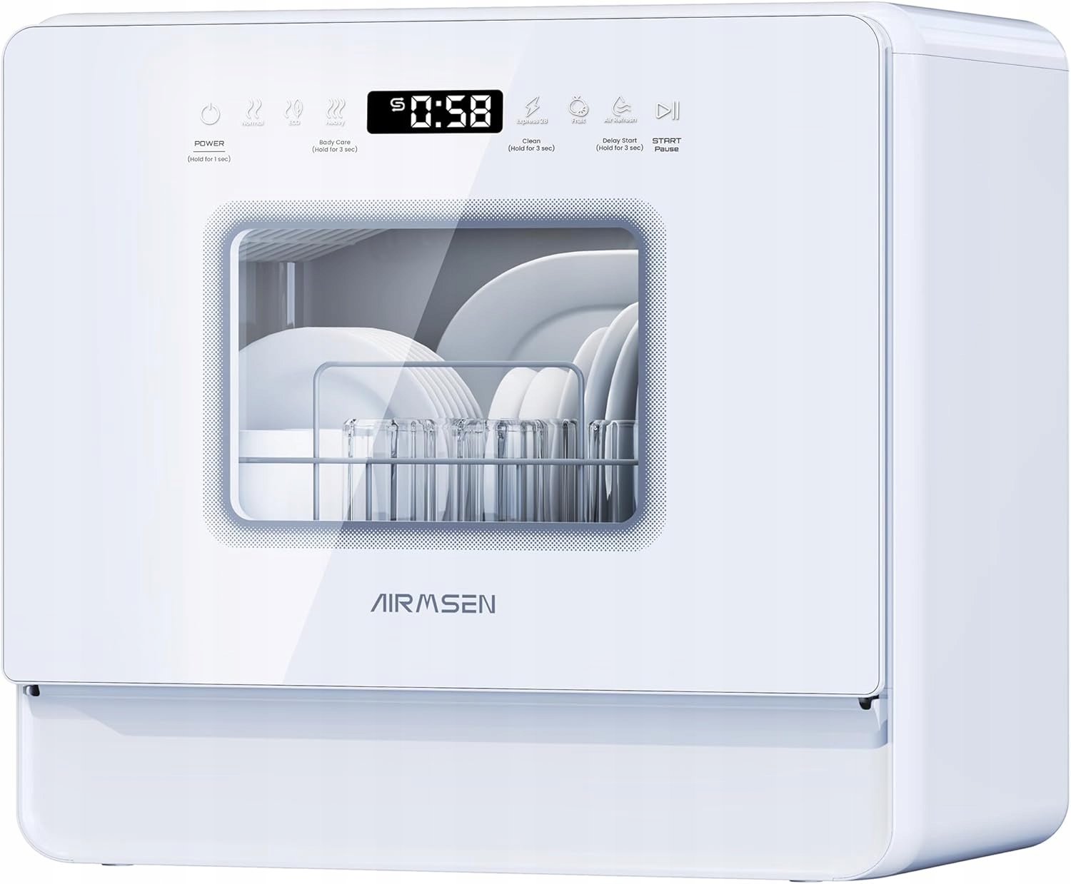 Airmsen mini zmywarka do naczyń 5L Turystyczna Przenośna Stołowa Kompaktowa