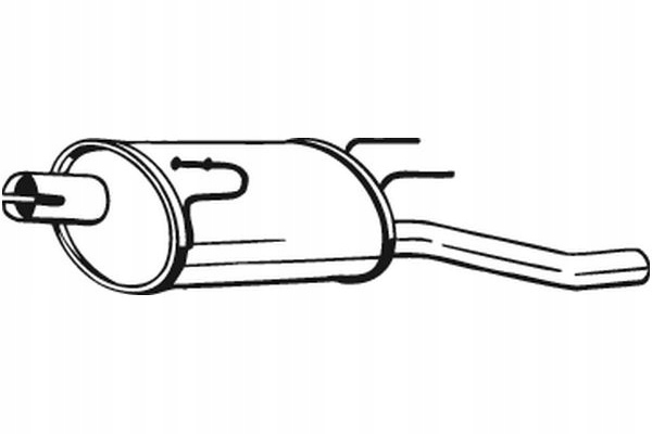 TŁUMIK UKŁADU WYDECHOWEGO TYŁ OPEL COMBO TOUR COMBO MINIVAN 1.3D 1.7D Producent Bosal