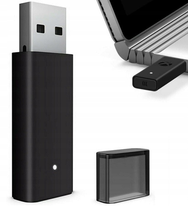 ADAPTER ODBIORNIK USB dla XBOX SERIES ONE PC PAD