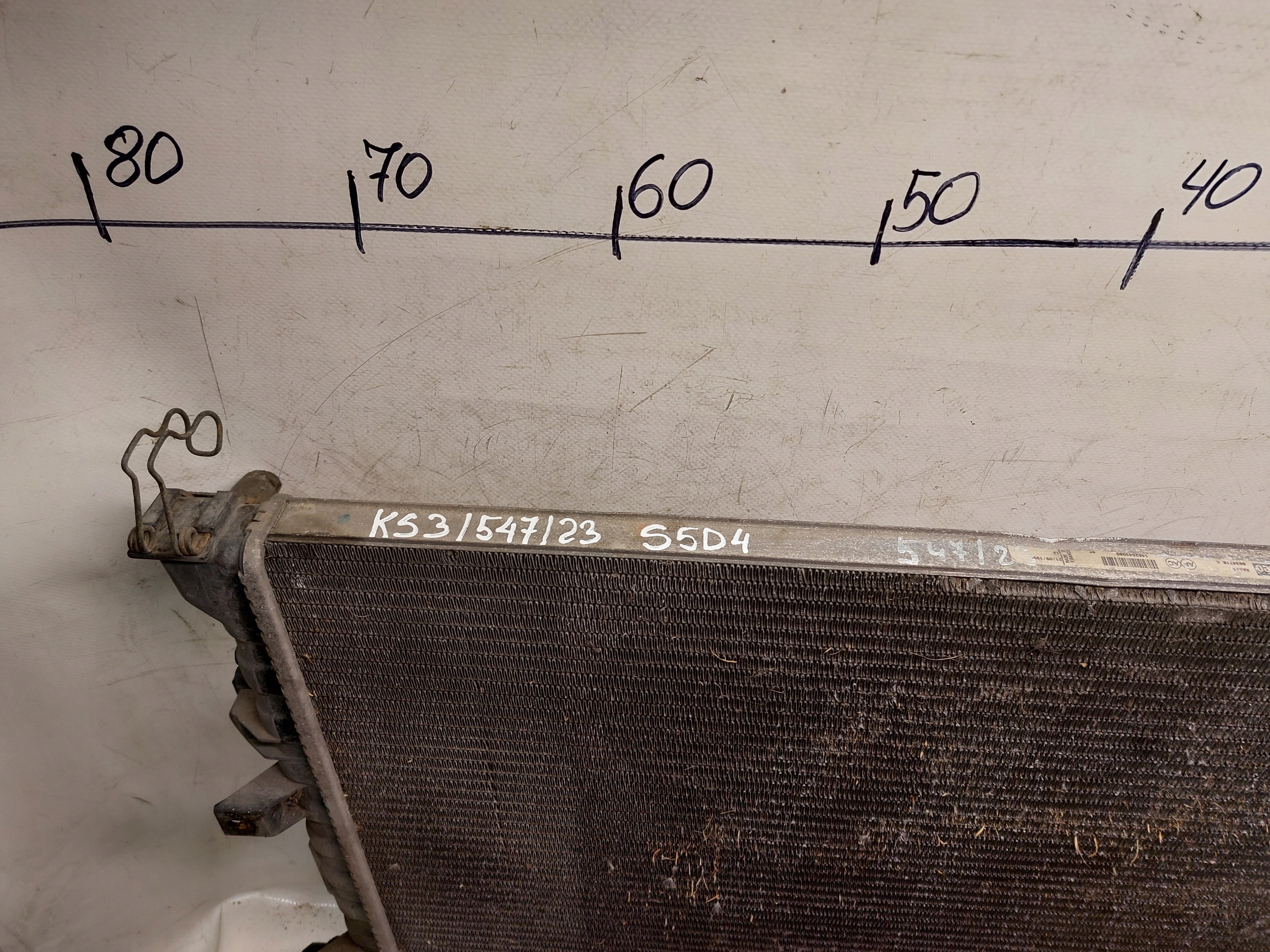 water cooler PEUGEOT 806 2.0HDI
