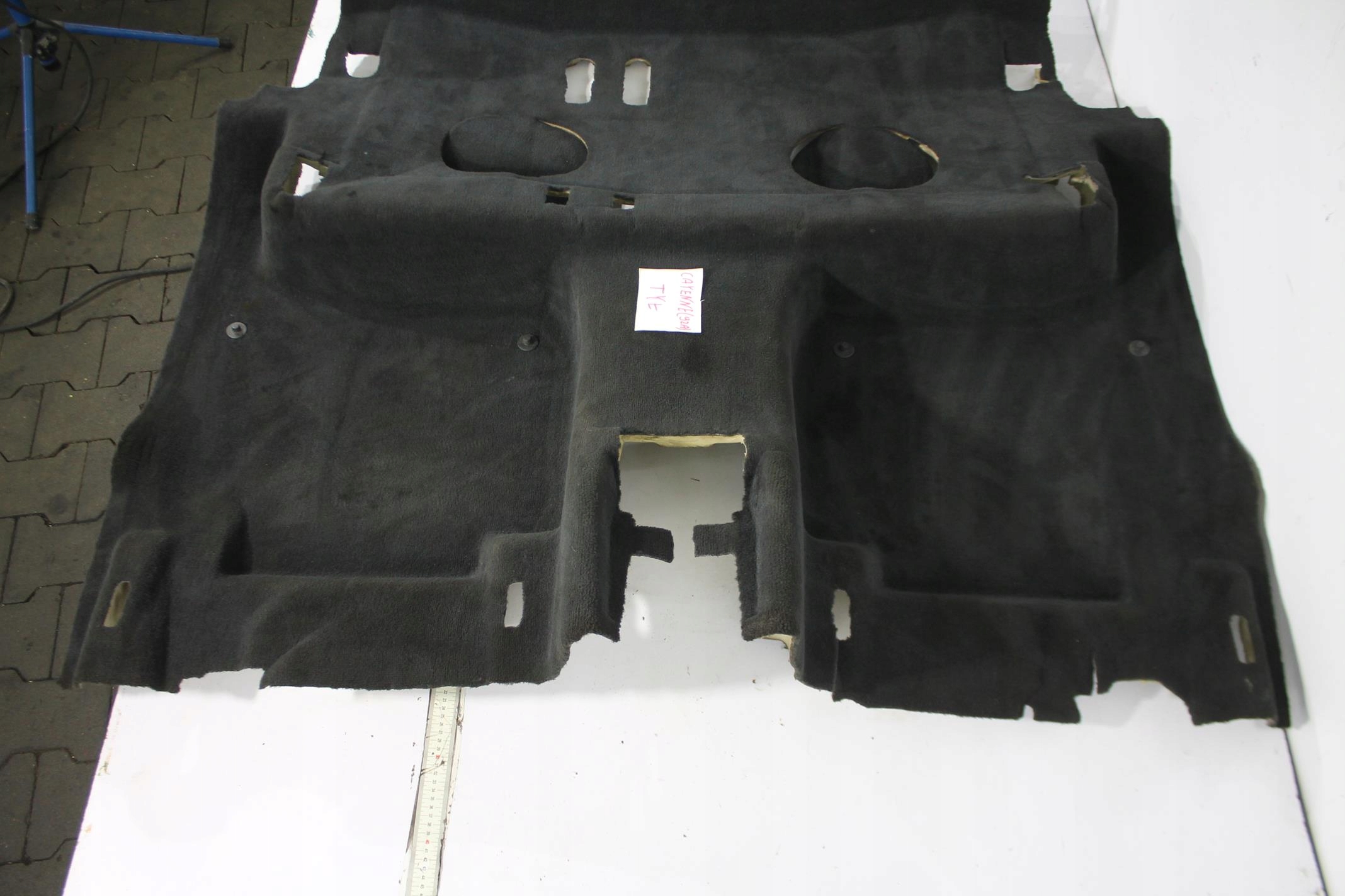 mats floor carpet rear part PORSCHE CAYENNE 7P