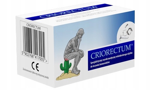 

Criorectum sztyft krioterapeutyczny na hemoroidy