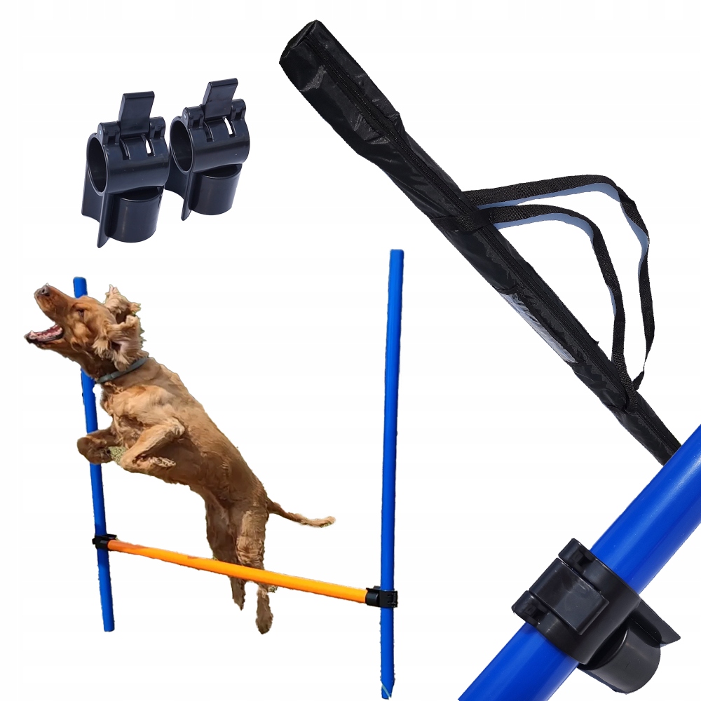

Płotek Agility Przeszkoda dla psa tor do skoków