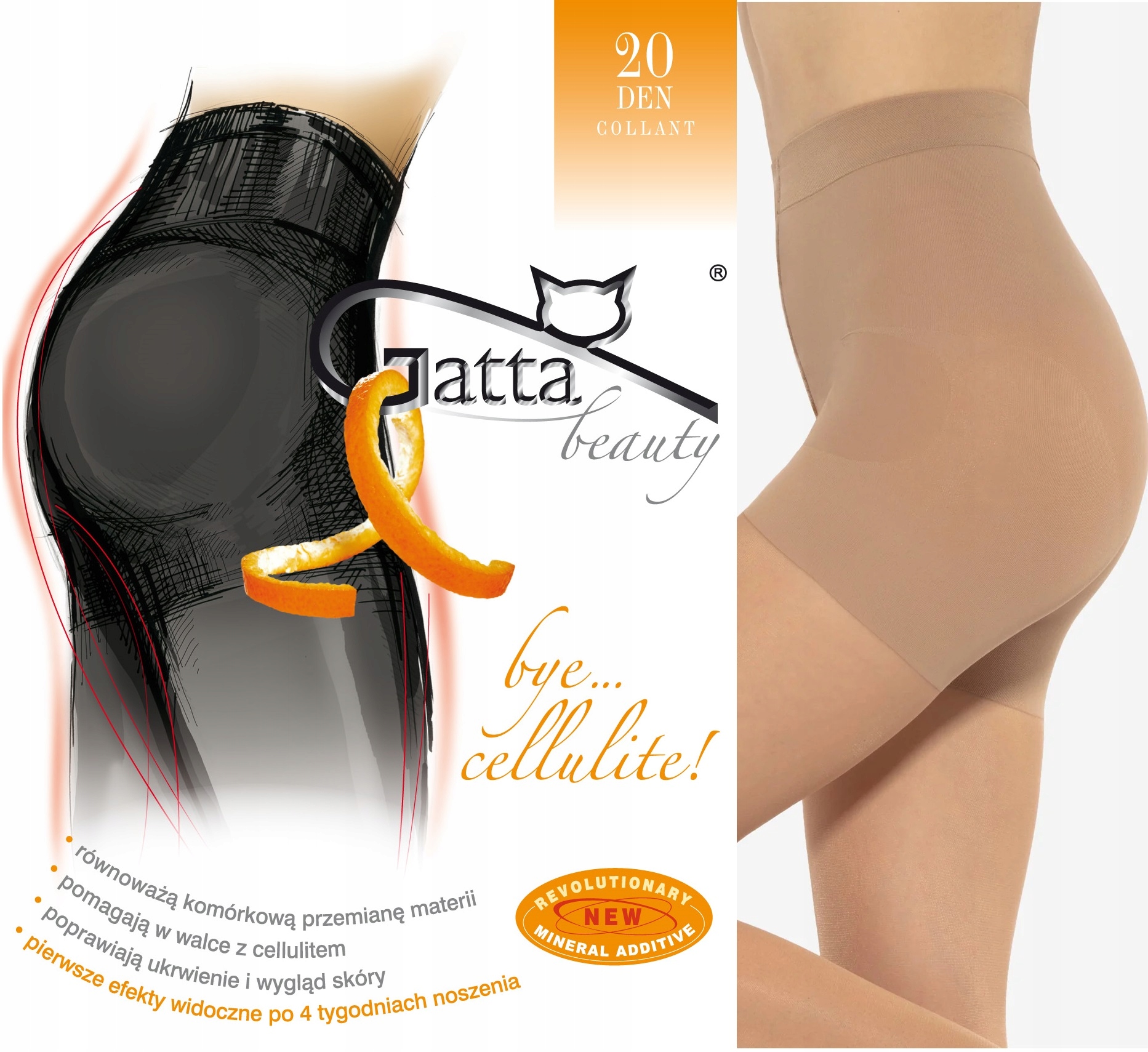

Rajstopy Gatta 20 den Bye Cellulite Daino 5-XL