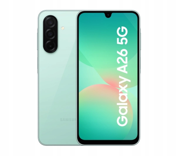 Smartfon Samsung Galaxy A26 5G 8/256GB 120Hz 50Mpix Amoled Zielony