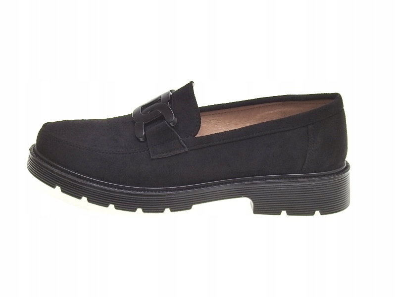 Mokasyny półbuty na miękkiej podeszwie Black r.40