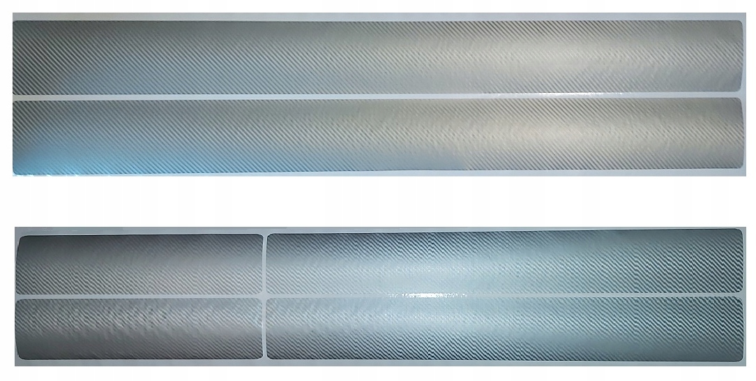 

Folia Na Progi Srebrne Srebrny Carbon 3D Naklejki