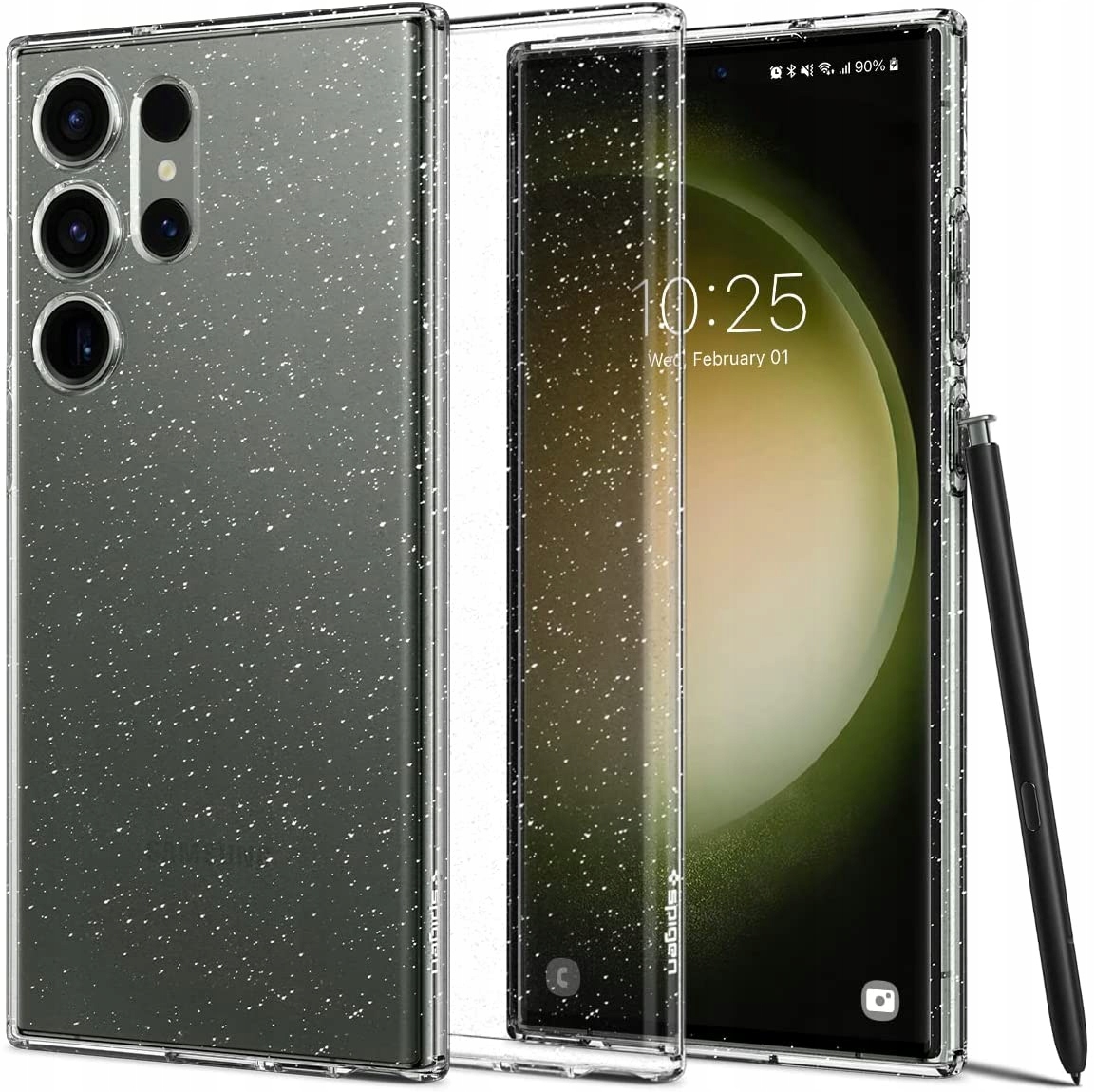 

Spigen Brokatowe Etui Case Do Galaxy S23 Ultra