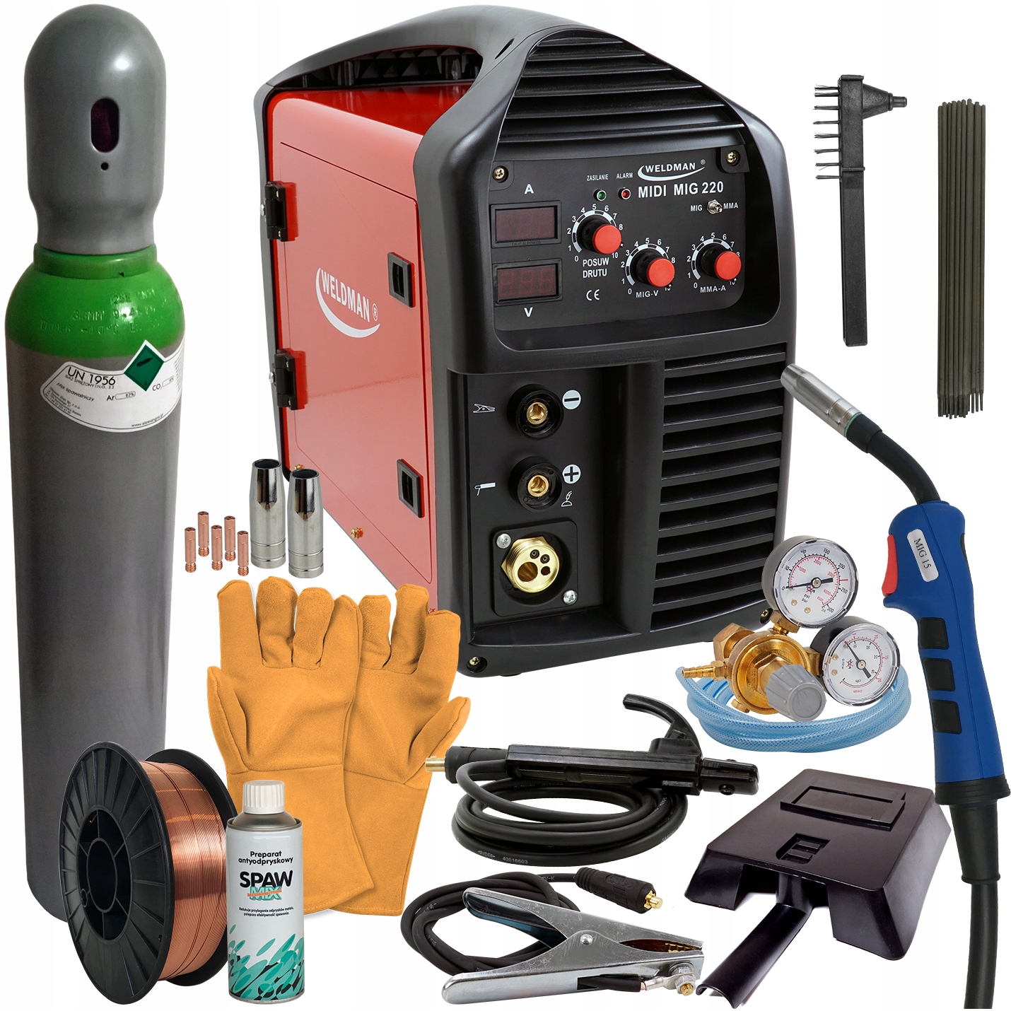 MIGOMAT MIG/MAG Weldman MIDI MIG 220 A spawarka