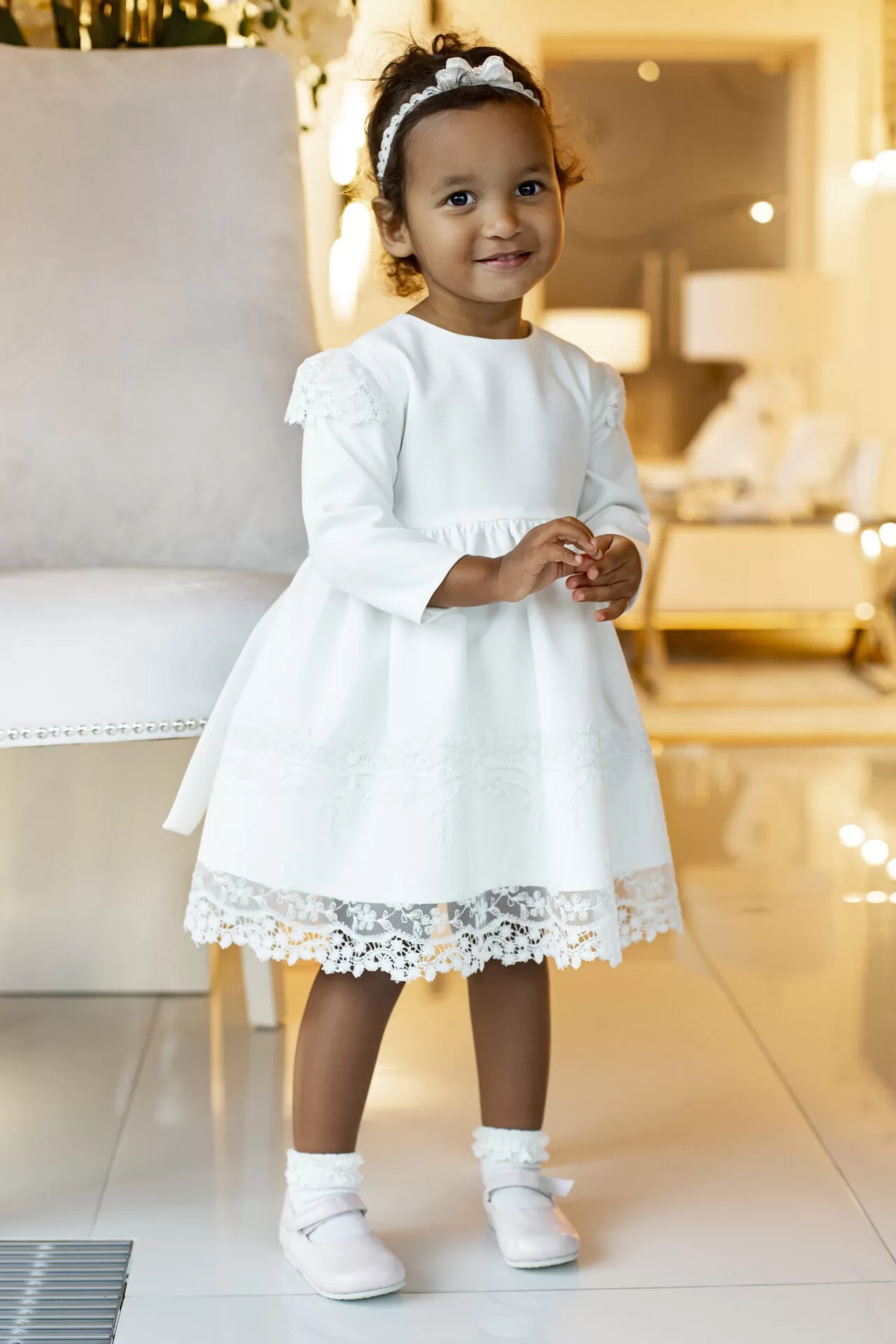 SUKIENKA TIFFANY Z DŁUGIM RĘKAWEM - 86 Rozmiar 86