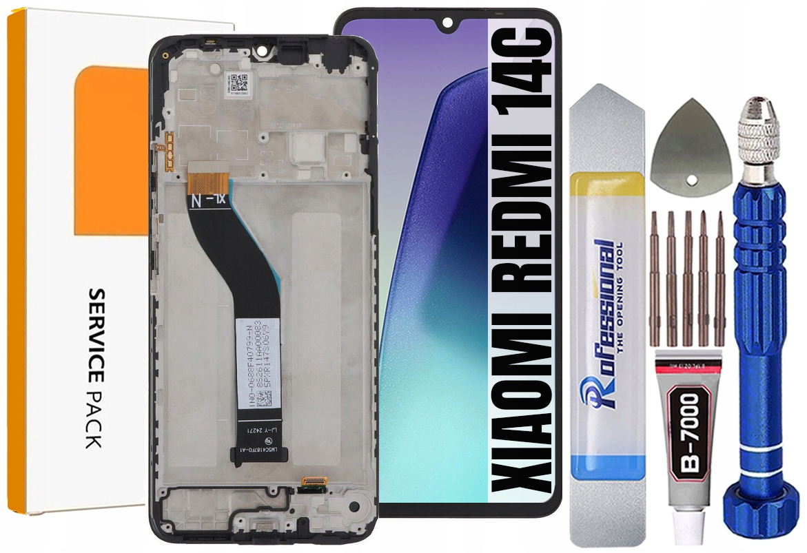 Displej Pro Xiaomi Redmi 14C 4G 5G Originální LCD Displej Rámeček