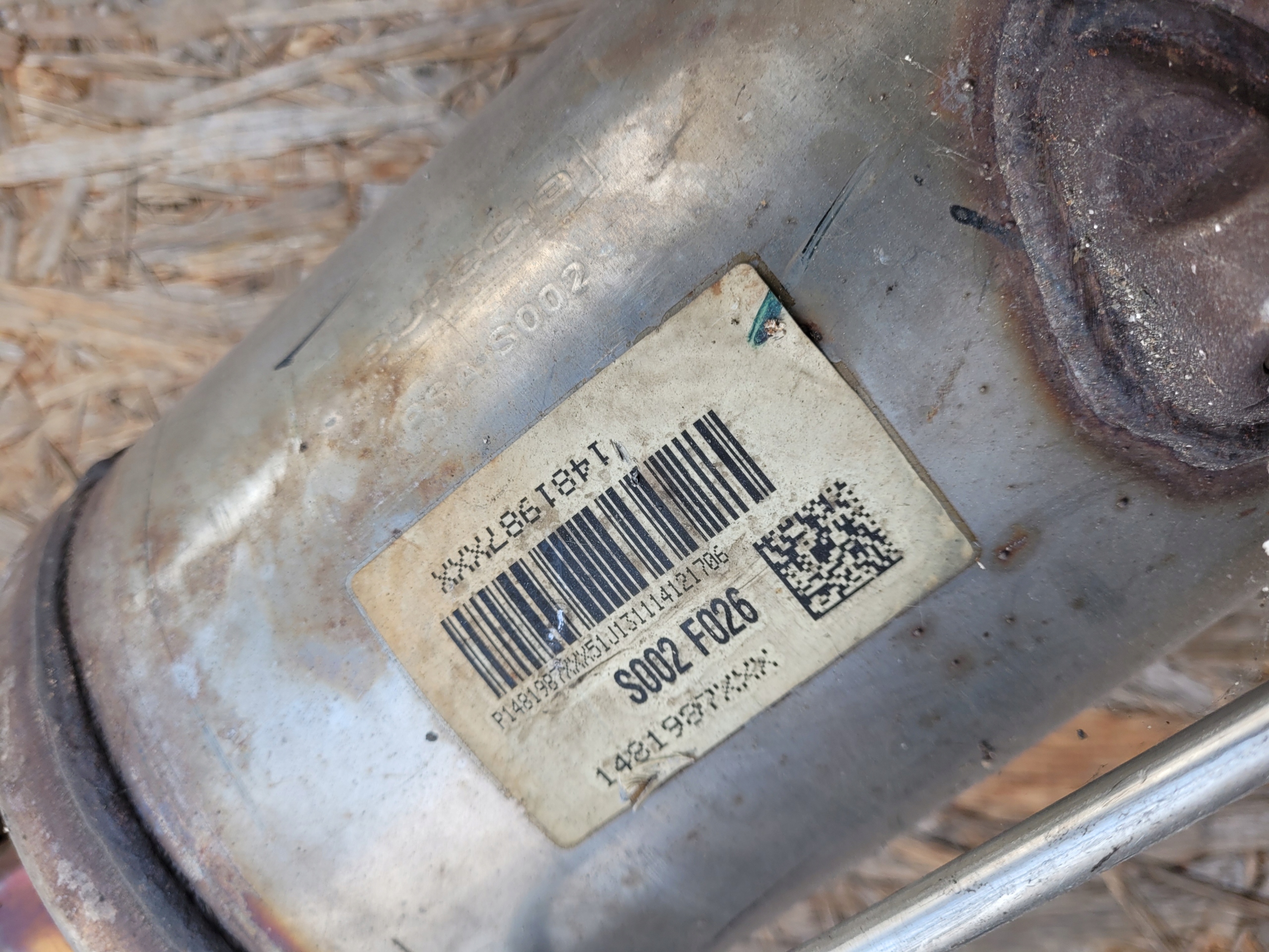 FILTER DPF FAP PSA S002 F026 1481987