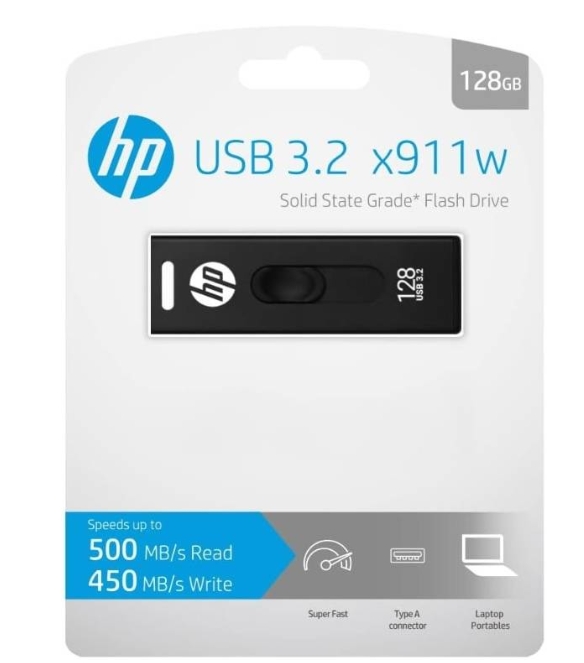 Szybki Pendrive Hp x911w 128 Gb Usb 3.2 czarny