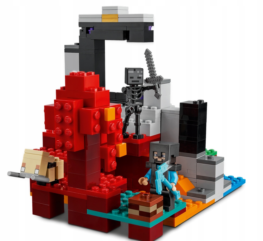 LEGO 21172 MINECRAFT - ZNISZCZONY PORTAL Marka LEGO