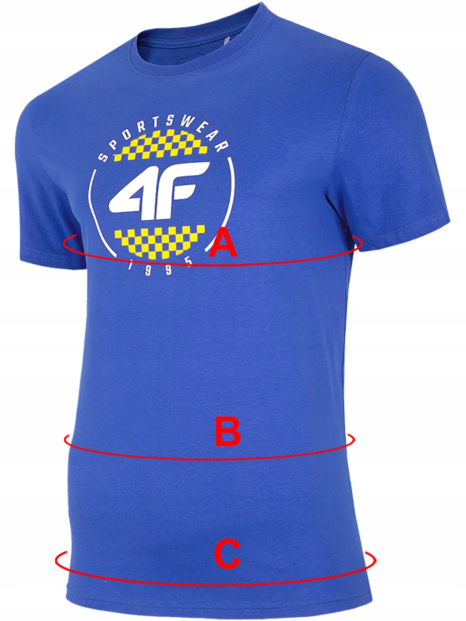 KOSZULKA MĘSKA 4F T-SHIRT 2109 PODKOSZULEK LIMITOWANA SPORT NA CO DZIEŃ L Materiał dominujący bawełna