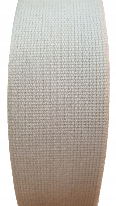 Popruh bavlněná 4,2 cm Bílá Akce 50 mb Gat.II